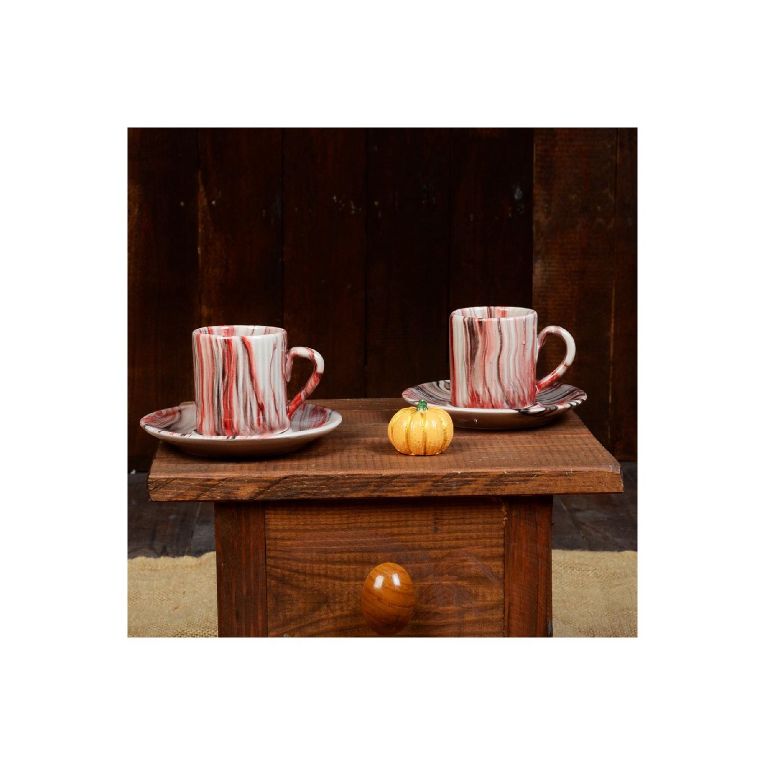 

Набор чашек Эбрули из 2 предметов коричневый