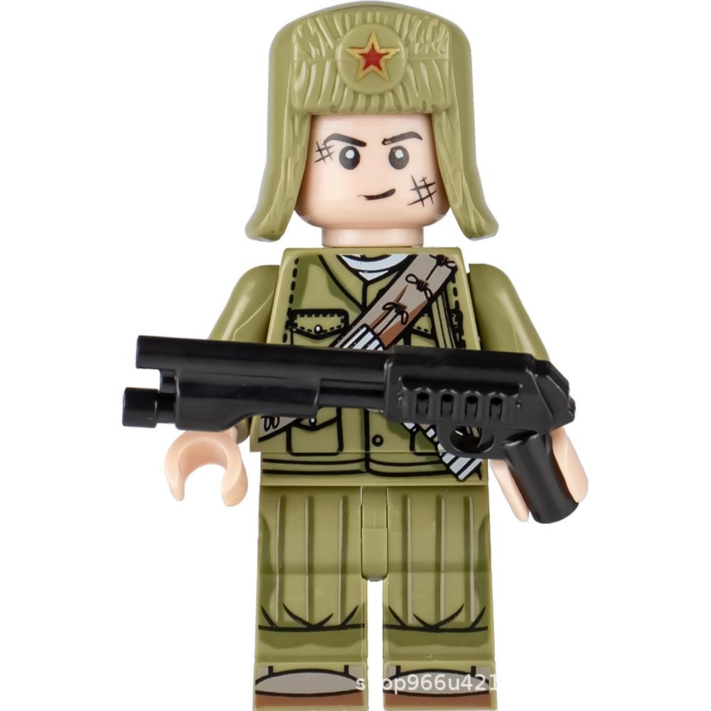 Military Building Block Doll Collection Series Building Block Children'S Toy Assembly