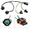 Compatible with Headlight Wiring Harness Chevy Silverado 1500 2500HD 3500 3500HD 2007 2008 2009 2010 2011 2012 2013 2014, Lamp Wire Harness, Front