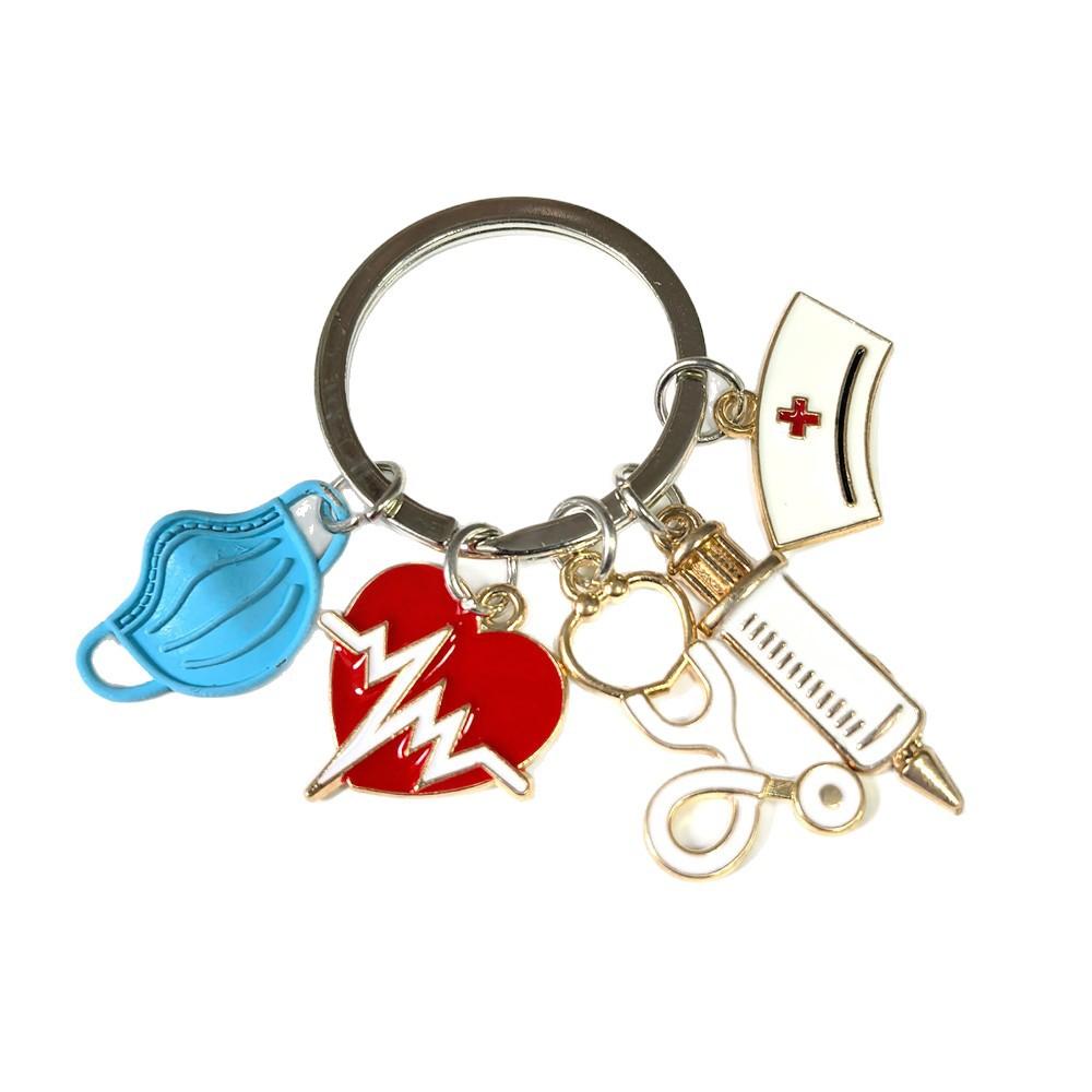 Portachiavi in Metallo Personalizzato, Personalizzato, Bottone Casa, Portachiavi Auto
