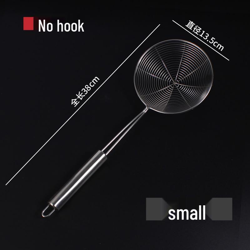 Large Stainless Steel Mesh Skimmer for Frying and Dumpling Straining