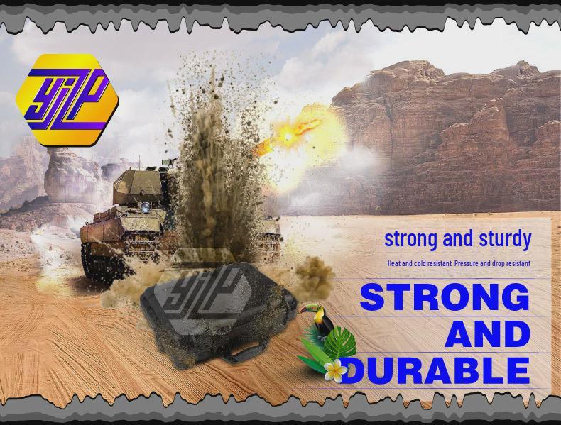 High-Grade Shockproof Multifunctional Outdoor Tool Case with Keyhole and Pressure Resistance