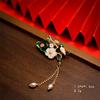 New Style Ancient Style Cheongsam Brooch Break Pressure Temperament Safe Buckle Pin Hanfu Bamboo Tassel Accessories
