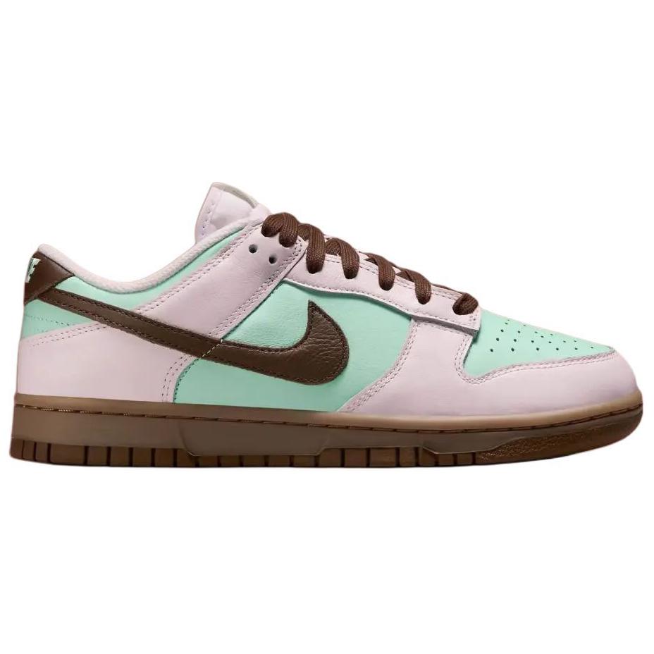 Nike  Dunk Low Mint Chocolate Women Sneakers Green Pearl-Pink Gum-Light-Brown IH0821-679