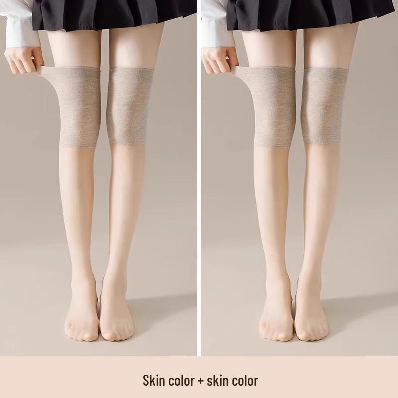 Women's Thin Over-Knee Anti-Slip Knee Pads - Warm, Anti-Snag Stockings for Summer or Air-Conditioned Rooms