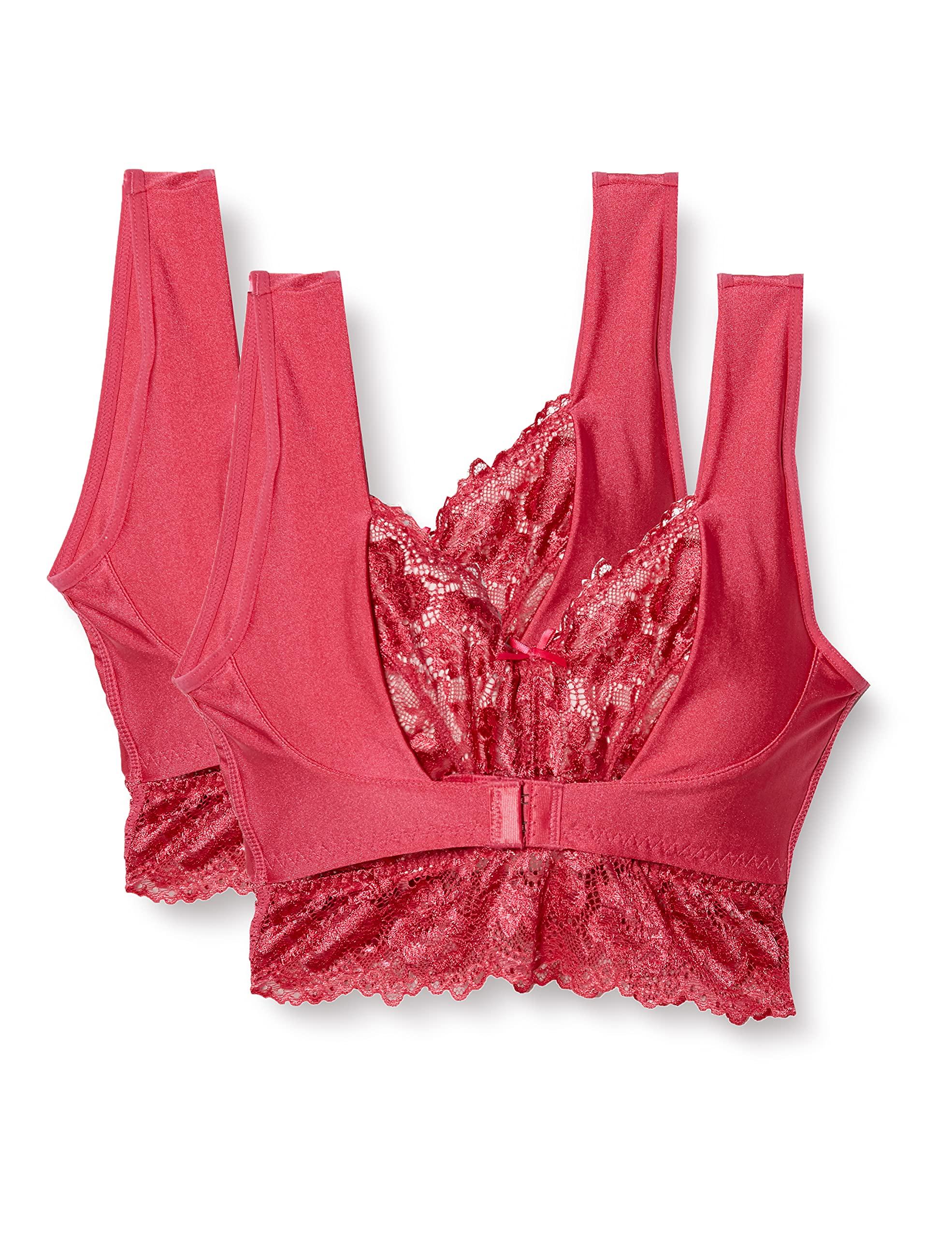 

Thank Me Fuller Bust Set of Cherry S Bra, Bra, 2, Women s, Pink,