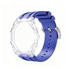 Transparent Case & Silicone Strap Mod Kit Convert Pocket Watch To Wristwatch For Swatch X AP Royal Pop Watch