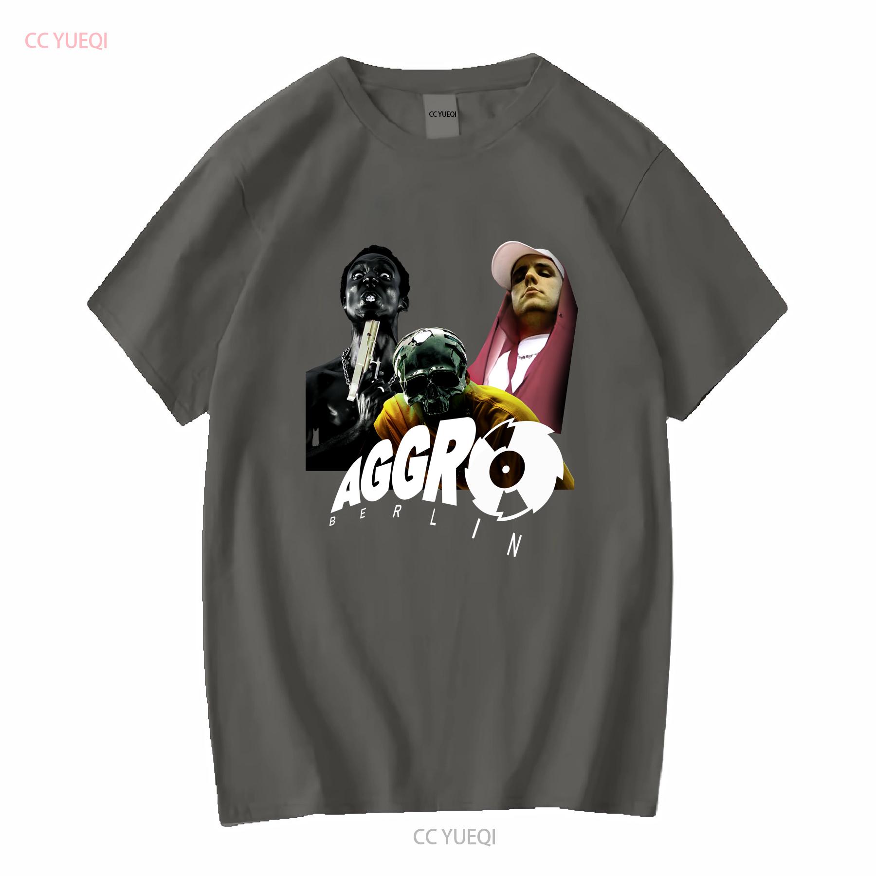 

Aggro Berlin rap band tee long or short sleeves vintage Washed fashion Slightly Stylish graphic Unisex Stretched Casual 4XL