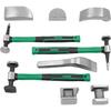 9Pcs Auto Body Panel Fender Hammer Dolly Set, Metal Body Hammer and Dolly Set, Dent Repair Tools for Auto/Mechanical Repair