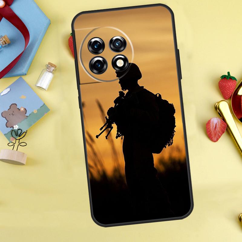 Camo military Army Case For OnePlus 13T 13R 12 12R 15 13 11 10 10T 8T Nord CE 2 3 4 Lite N20 N30 Nord 5 Cover