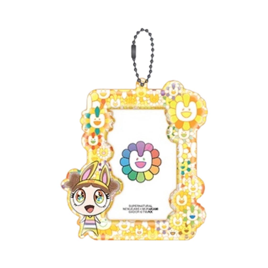 NewJeans x Murakami Photo Card Holder Keyring Danielle Yellow ONE SIZE