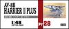 Hasegawa US Marine Corps Harrier II Plus Plastic Model Kit PT28 1/48 AV-8B