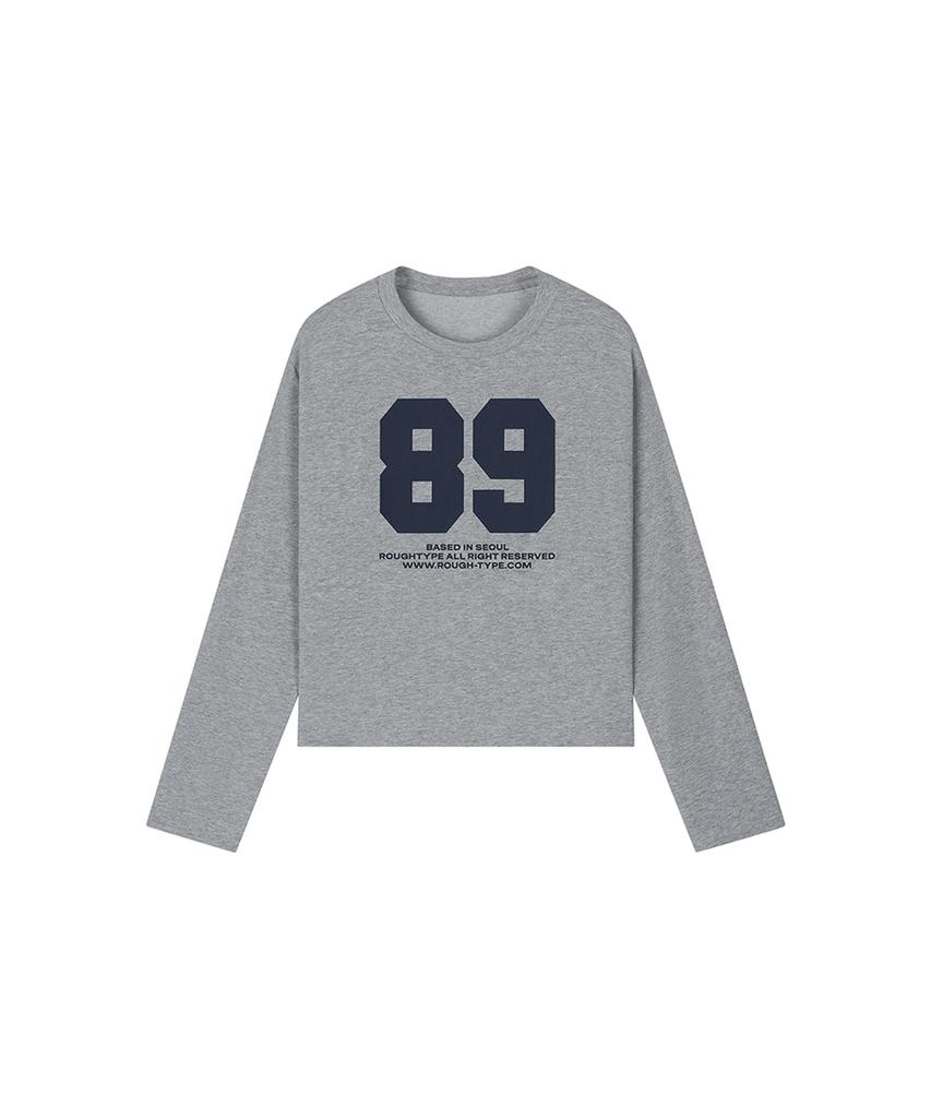 ROUGHTYPE 89 Crop Long Sleeve - Gray