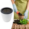 Home Garden Flower Pot Indoor/Outdoor Nursery Tray Outdoor Living Plant Resin