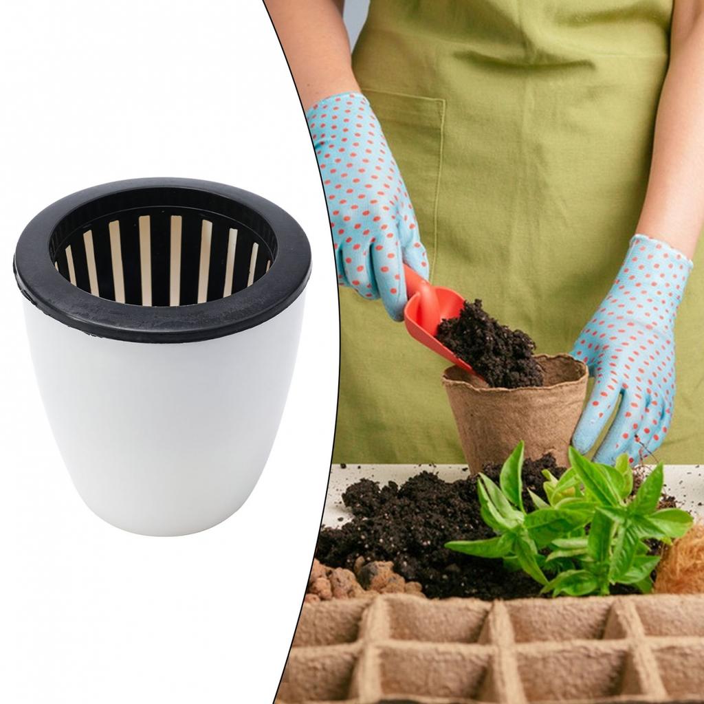 Home Garden Flower Pot Indoor/Outdoor Nursery Tray Outdoor Living Plant Resin