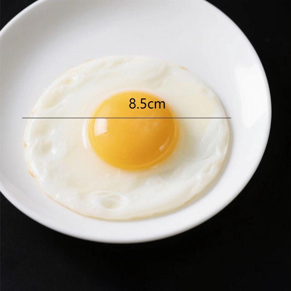 Simulation Design Soft Stress Toy Stress Relief Simulation Food Toy Fried Egg Fidget Toy  Kids