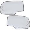 Exterior Mirror Glass w/Turn Signal Compatible With Chevy Avalanche Silverado Suburban/GMC Tahoe Sierra Yukon/Cadillac 2002-2006 Left Driver Side &