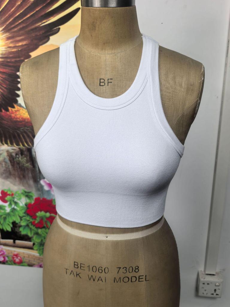 Alo Sports Women's Breathable Yoga Halter Top - Skin-Friendly, Sexy, Backless Crop Vest