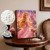 Defilm Rapunzel Is Een Delicaat Handwerk Versierd met Parels Het Is Niet Alleen Een Uitstekend Cadeau Maar Ook Geschikt Als Decoratieartikel Voor Thuis