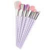 Makeup Brushes Soft Colorful Bristles Ergonomic Handle Cosmetic Brush Set for Loose Powder Eyeshadow Blush 7pcs