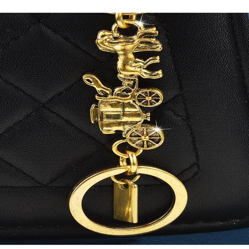 Car Key Double Chain Extended Accessories Personalized  Carriage Long Short Chain Bag Hanging Decoration