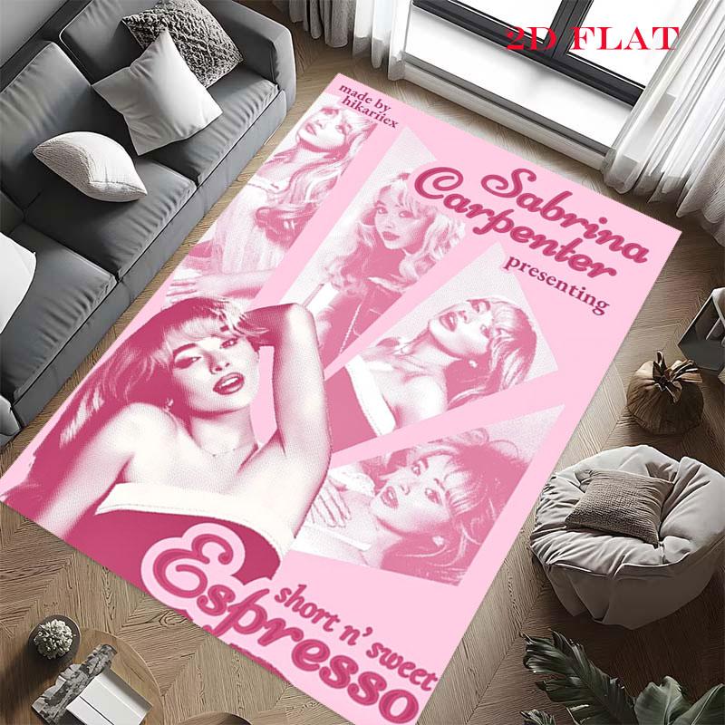 Sabrina Carpenter Soul Carpet Rug for Living Room Bedroom Home Sofa Decoration,Kids Play Nonslip Floor Mat