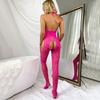 Sexy Open Garter Pure Desire Bow Flower Erotic Lingerie Female Passionate Temptation Hot Girl Mesh Clothes Mesh Stockings