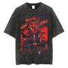 Washed Anime Naruto Graphic Oversized T Shirt Men Women Streetwear Harajuku T-Shirt Heavy Cotton Female Male Short Sleeve Tshirt