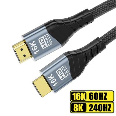 16K 60Hz 8K 120Hz 240Hz HDMI 2.2 Kabel für TV Box PC PS5 Switch 1M 2M 3M 5M Lang 50CM Kurz Video Kabel 96Gbps Hohe Geschwindigkeit HDR 10