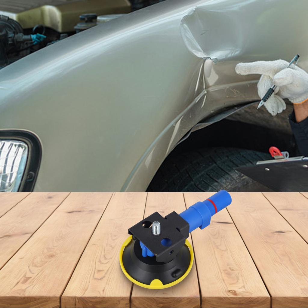 Concave Vacuum Cup Suction Cup Dent Puller Suction Cup 75mm Black Car Repair Heavy Duty Hand Pump M6/M8 Threaded