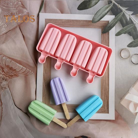 Mucegai pentru înghețată antiaderent DIY Ușor util Creativ, simplu, cu dungi, tavă de gheață, consumabile pentru casă