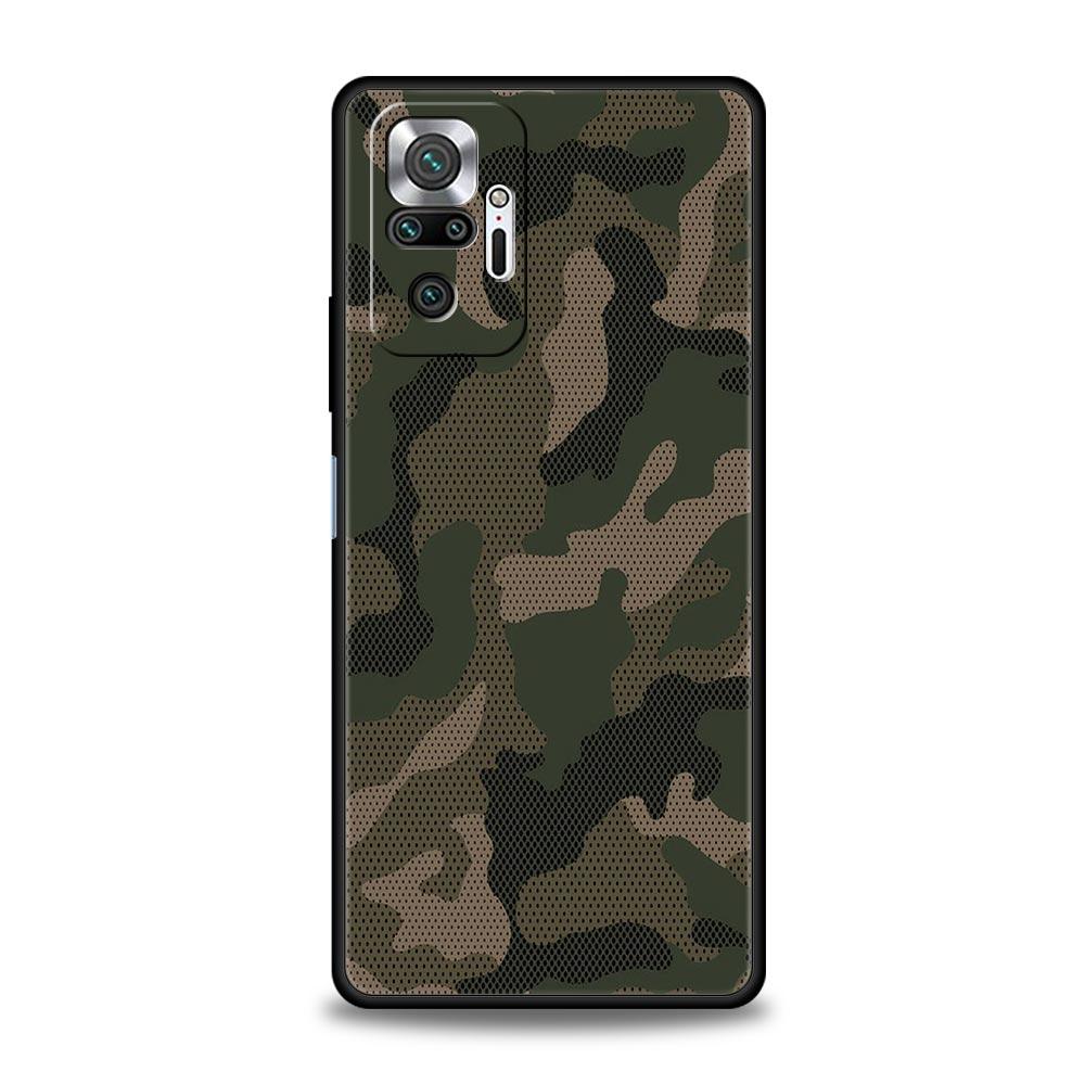 

Camouflage Camo Military Army Phone Case For Xiaomi Redmi Note 14 13 5G 10 11 12 Pro Plus 4G 14C 13C 12C 10C Black Cover Note 14Pro Plus