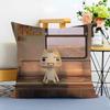 Toro Inoue Cushion Cover Washable Linen Pillowcase Soft  for Sofa Bed Cozy Home Room Decor