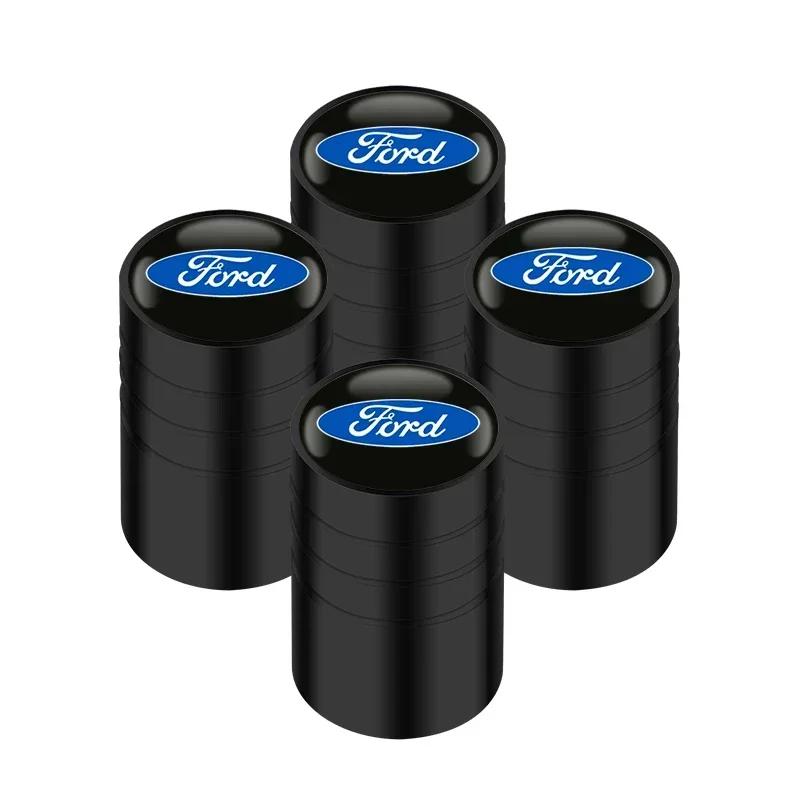 Adesivi per Auto 4pz Tappi Coprivalvole Pneumatici Auto per Ford focus Fiesta EcoSport ESCORT ranger fusion mondeo Mustang transit Accessori Auto