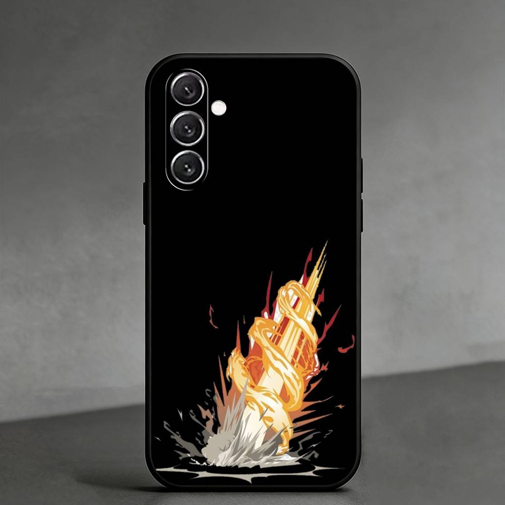 S-Stylistic explosion Phone Case For Samsung Galaxy A91,80,73,72 ,71,53,52,32 ,31,22,21s,20,Soft Black Case