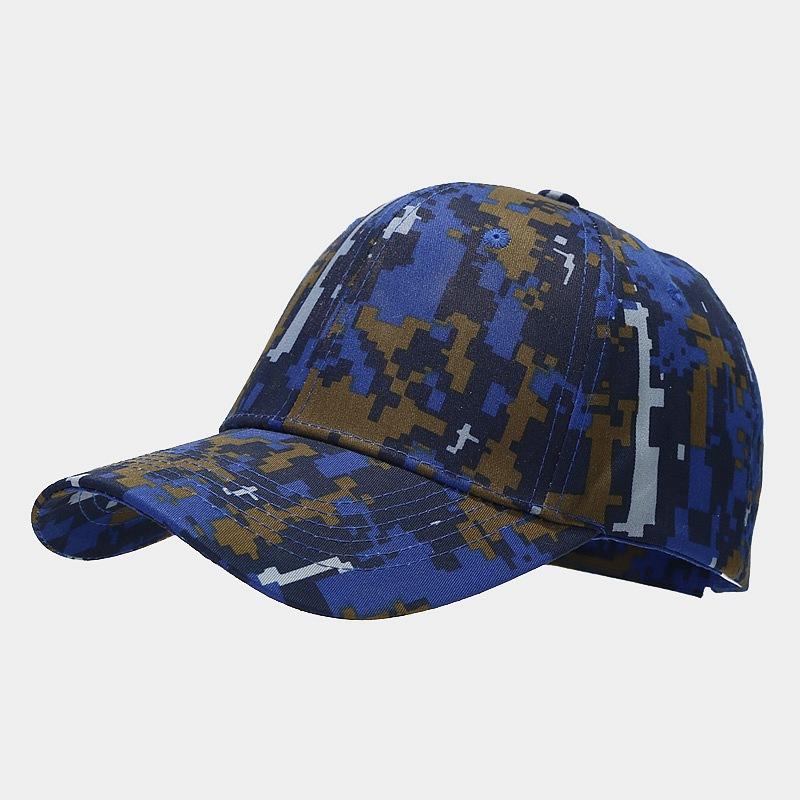 Outdoor Sports Sun Hat Men's Tactical Military Fan Camping Mountaineering Fishing Cap Women's Digital Camouflage Baseball Cap
