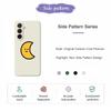 For Samsung Galaxy A36 5G Case Yellow Moon Pattern Printing Straight Edge TPU Phone Back Cover