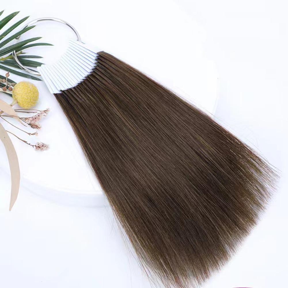 

30 шт. Тест волос человеческие волосы кольца окрашивание волос образец цветные пряди красота 4