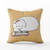 Cartoon Cute Cat Pillowcase Modern Simple Design Home Decorative Cushion Cover For Sofa Car Backrest Square Pillow Covers