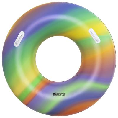 Bestway Diameter Rainbow Colored Swim Ring for Adults 36352 1.05m