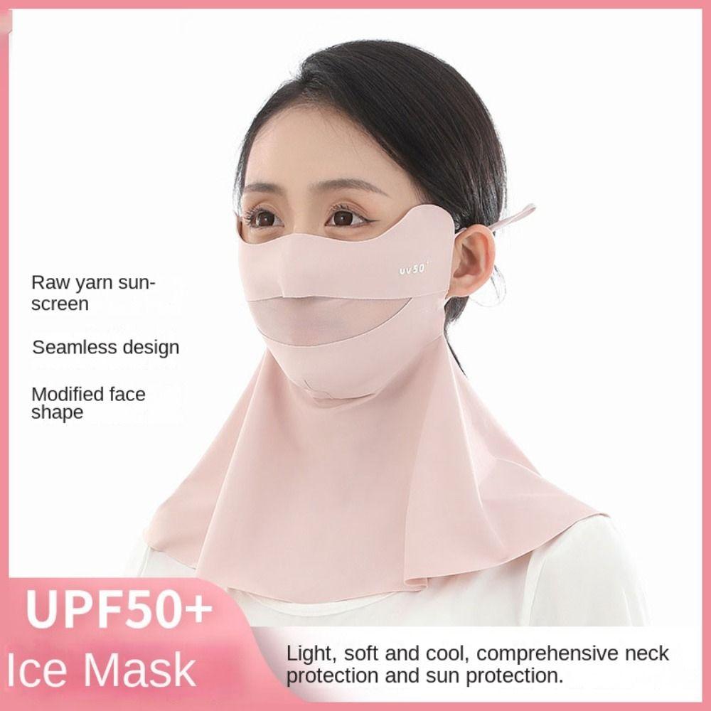 

Ice Silk Mask Women s Sun Protection Mask Outdoor Cycling Mask Long Veil Face Mask