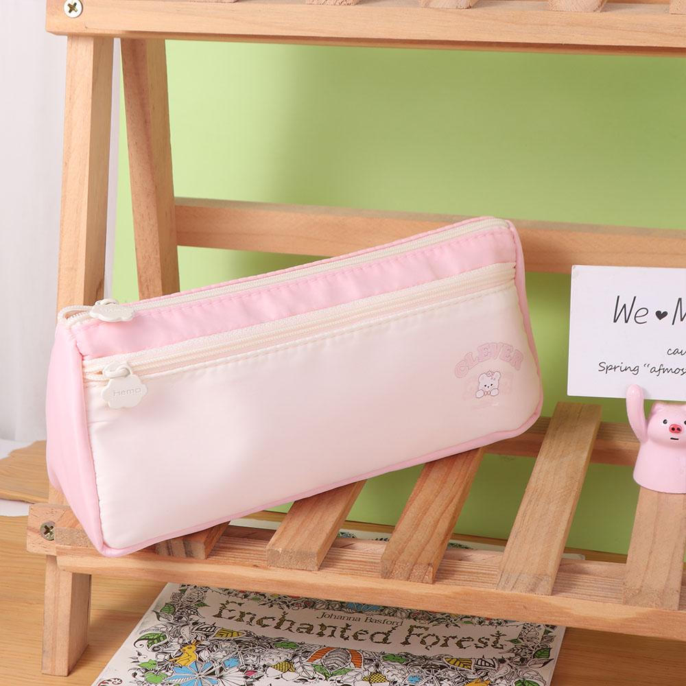 Desktop Storage Korean Pencil Case Cartoon Bear Ins Pencil Pouch Y2K Stationery Bag  Children