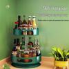 360-Degree Rotating Kitchen Spice Rack - Condiment & Oil Organizer