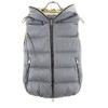 DUVETICA Down Vest 40 Gray Hood Women Used