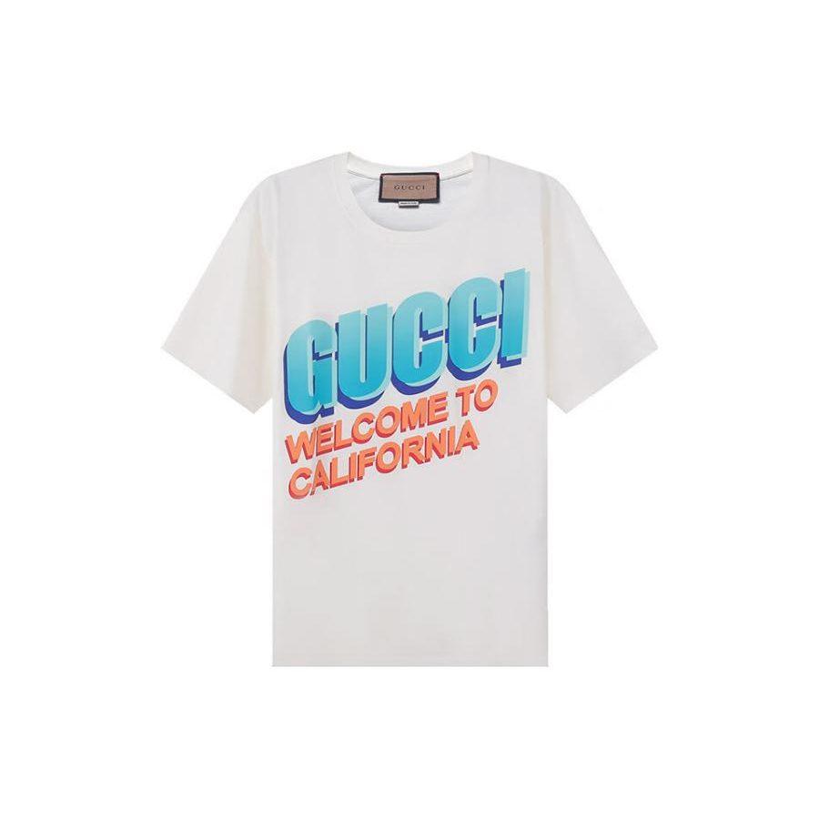 Gucci Welcome To California T Shirt White 615044-XJEEB-9095