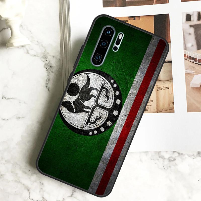 Chechnya Flag Chechen Wolf For Huawei Nova 12i 12s 11i 8i Y73 Y72 Y61 Y91 Y90 Y70 Y60 9 10 SE P30 P40 Lite P60 Pro Case