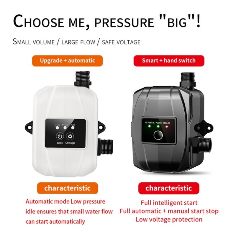 Einfache Installation Druckpumpen 24V Leise im Betrieb Auto Druckerhöhungspumpen Kunststoff Geeignet für Haushalte mit niedrigem Wasserdruck