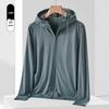 UPF50+ Knitted Hooded Sun Protection Clothing for Men and Women