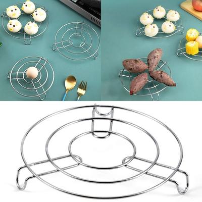 Stainless Steel Steam Rack 16/18/20cm Stand Tray Durable Pot Steaming  for Kitchen Cooking