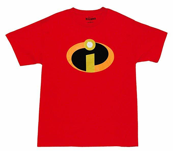 Disney Pixar Men The Incredibles Movie Logo Basicon Tee Shirt New XXXL